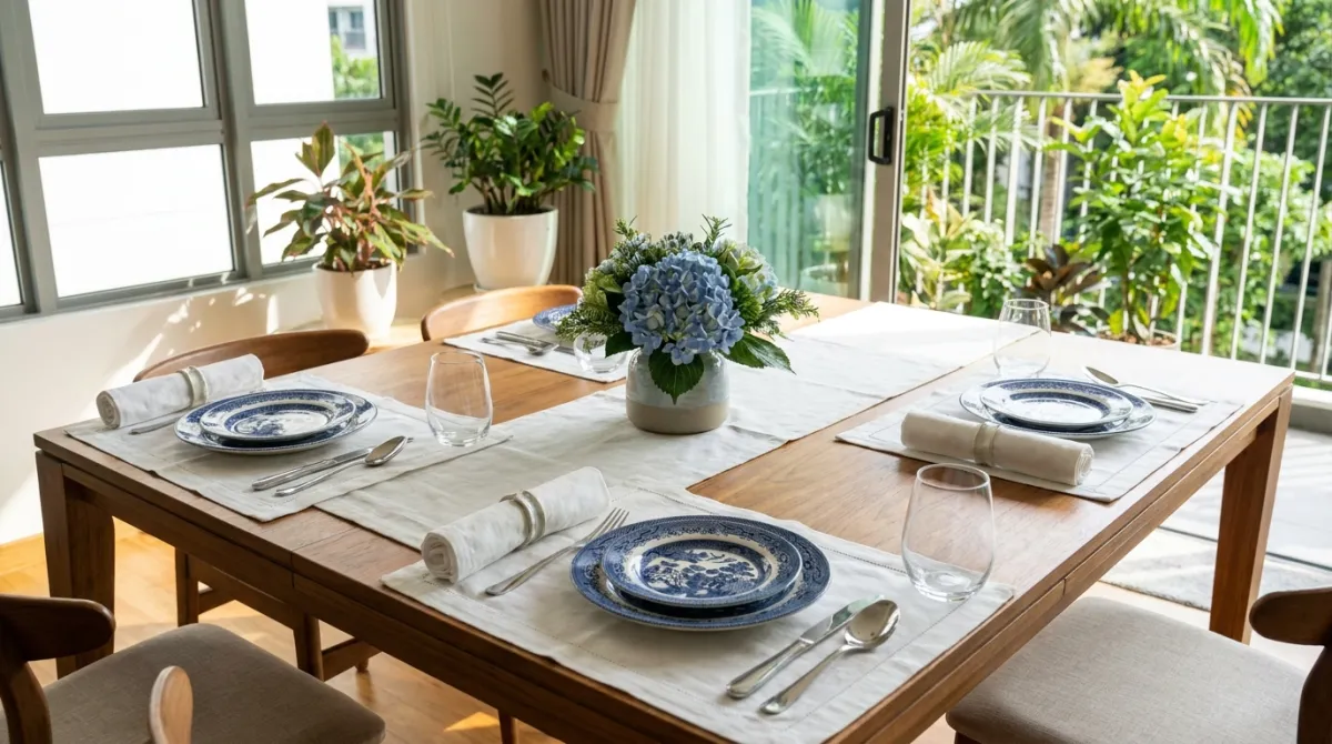 Tidy home ready for guests